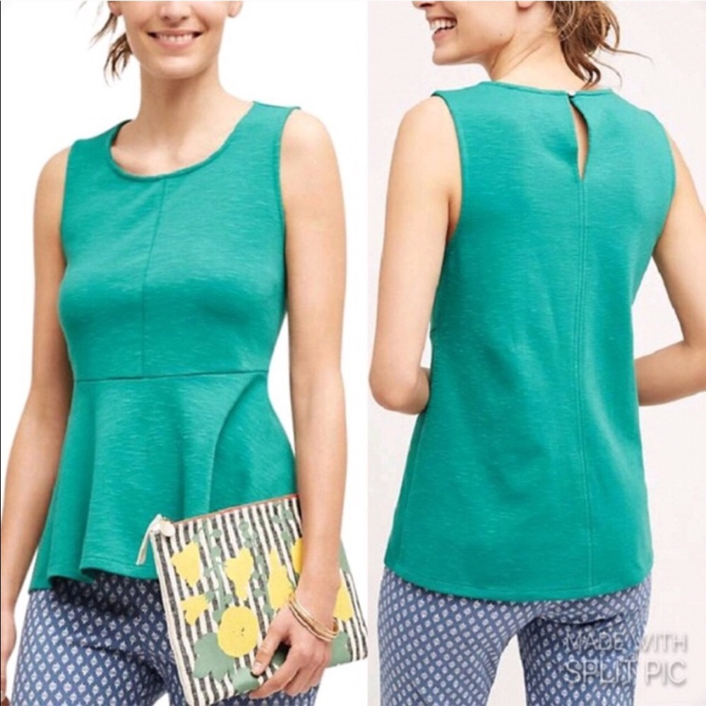 Anthropologie Peplum Top